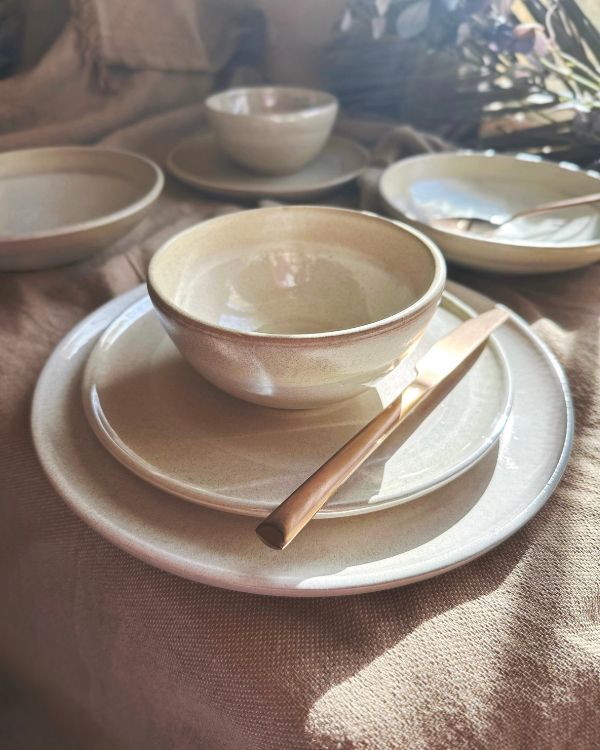 Pearl Oyster Dinner Set - Los Artisans