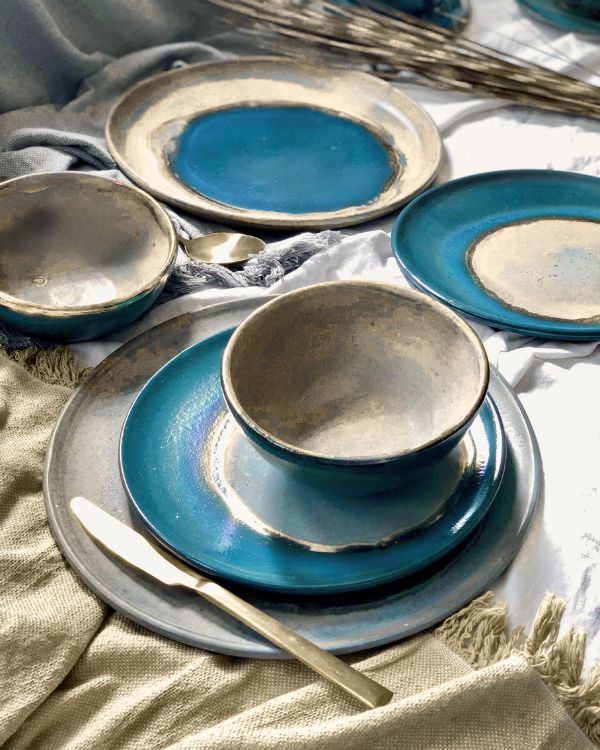 The Peacock Super Dinner Set - Los Artisans