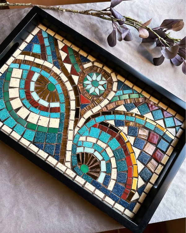 La Bella Mosaic Tray - Los Artisans