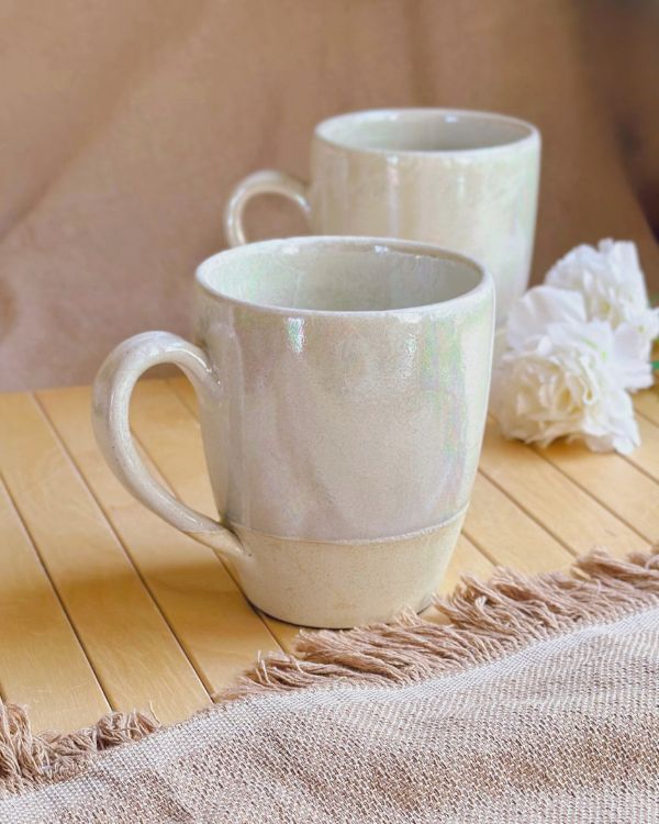 Pearl Oyster Mug - Los Artisans