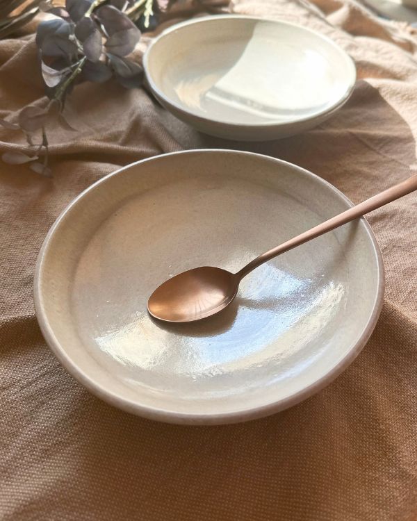 Pearl Oyster Pasta Bowls Set - Los Artisans