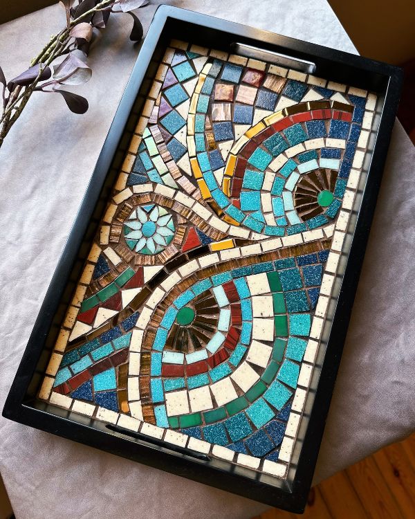 La Bella Mosaic Tray - Los Artisans