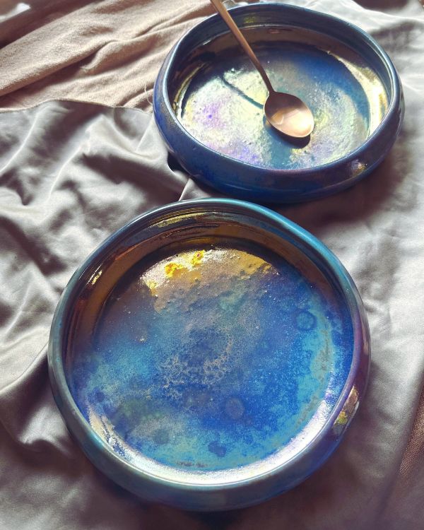 Nour & Color - Deep Serving Dish - Los Artisans
