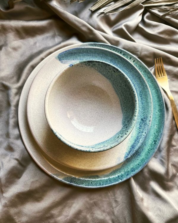 Waves & Shores Dinner Set (12 - 24 pcs) - Los Artisans