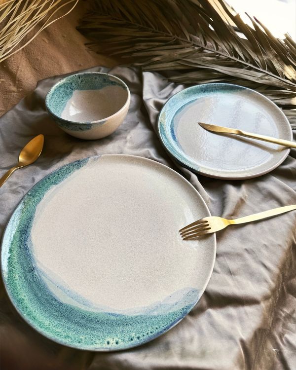 Waves & Shores Dinner Set (12 - 24 pcs) - Los Artisans