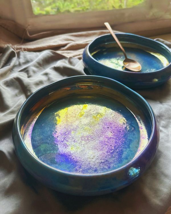 Nour & Color - Deep Serving Dish - Los Artisans