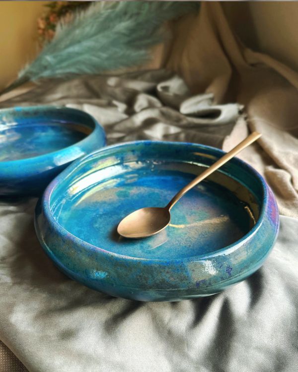 Nour & Color - Deep Serving Dish - Los Artisans