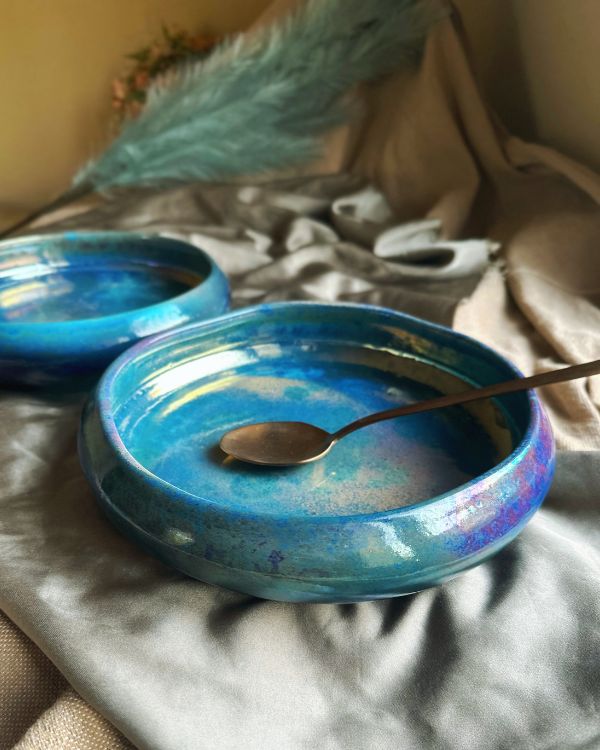 Nour & Color - Deep Serving Dish - Los Artisans