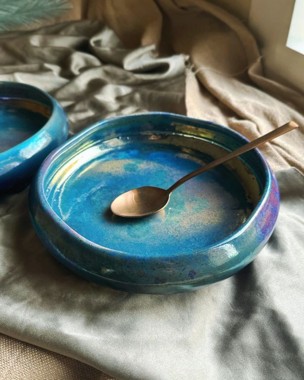 Nour & Color - Deep Serving Dish - Los Artisans