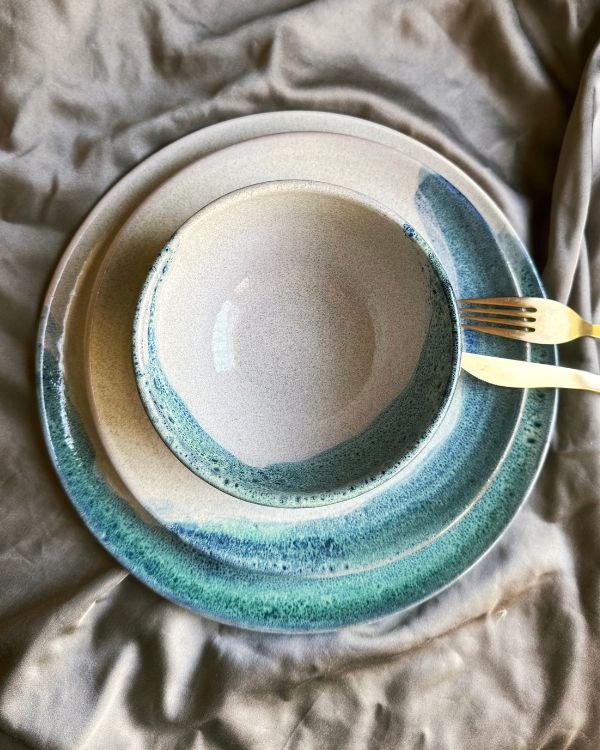 Waves & Shores Dinner Set (12 - 24 pcs) - Los Artisans