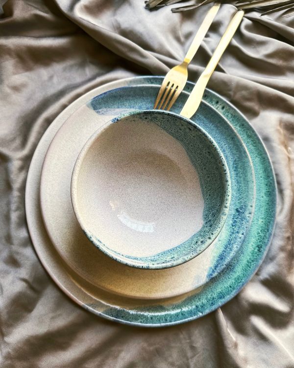 Waves & Shores Dinner Set (12 - 24 pcs) - Los Artisans