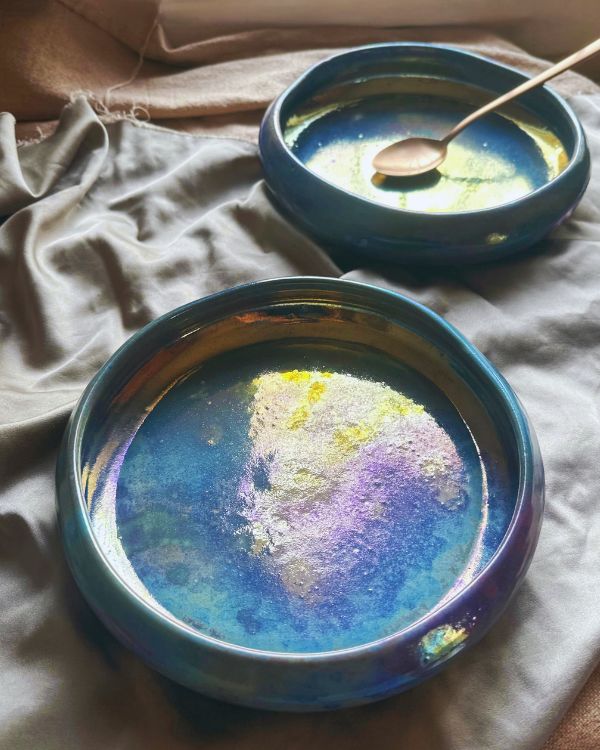 Nour & Color - Deep Serving Dish - Los Artisans