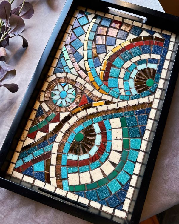 La Bella Mosaic Tray - Los Artisans