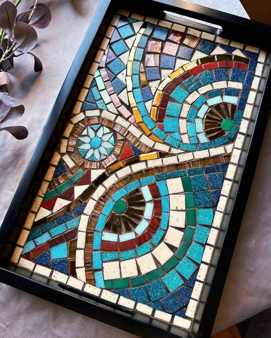 La Bella Mosaic Tray - Los Artisans