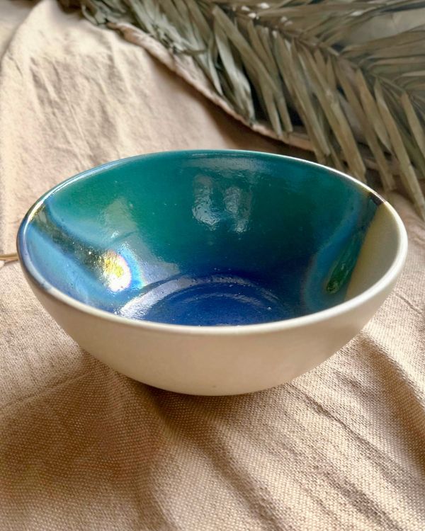 Coastal Skies Serving/Salad Bowl - Los Artisans