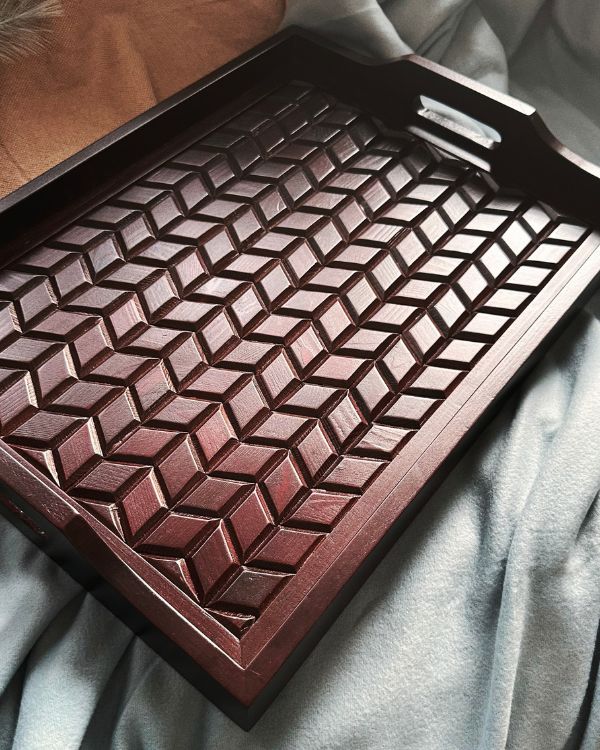 Artisan Woodwork Tray - Los Artisans