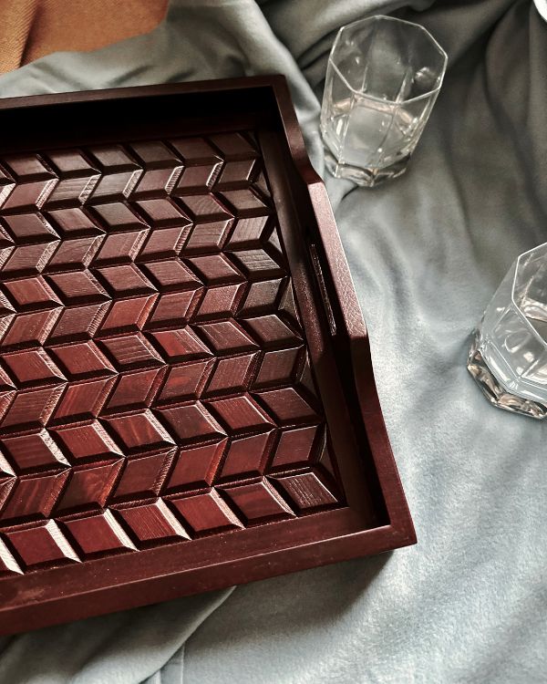 Artisan Woodwork Tray - Los Artisans