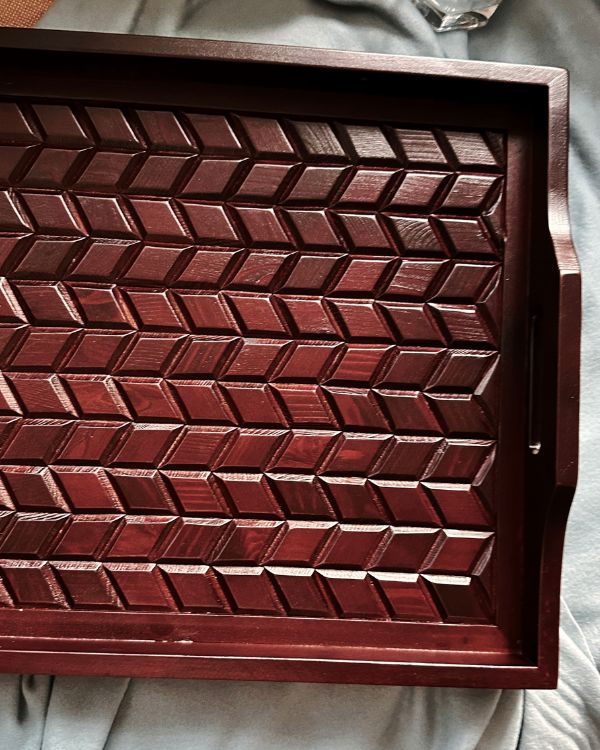 Artisan Woodwork Tray - Los Artisans