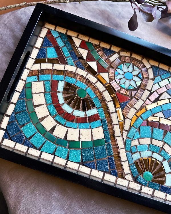 La Bella Mosaic Tray - Los Artisans