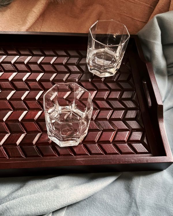 Artisan Woodwork Tray - Los Artisans