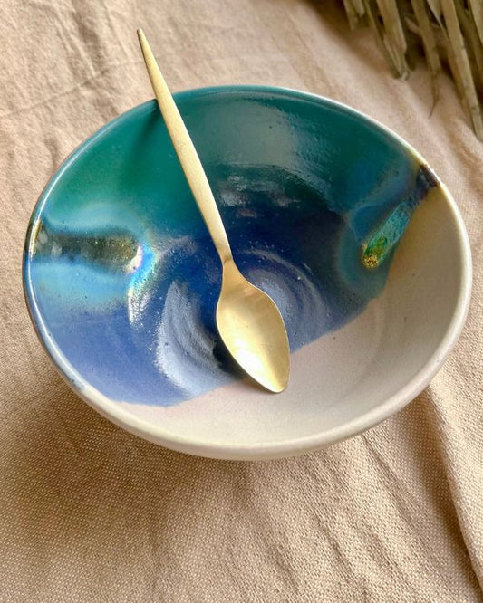 Coastal Skies Serving/Salad Bowl - Los Artisans