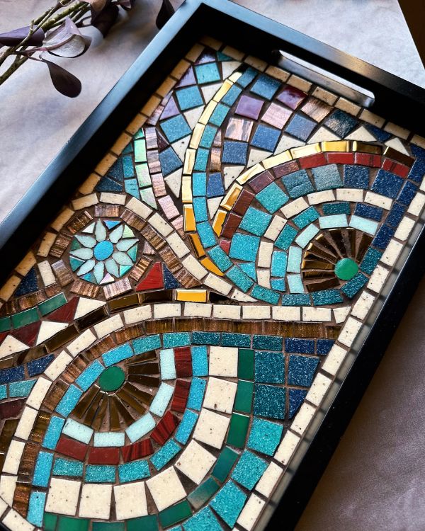 La Bella Mosaic Tray - Los Artisans