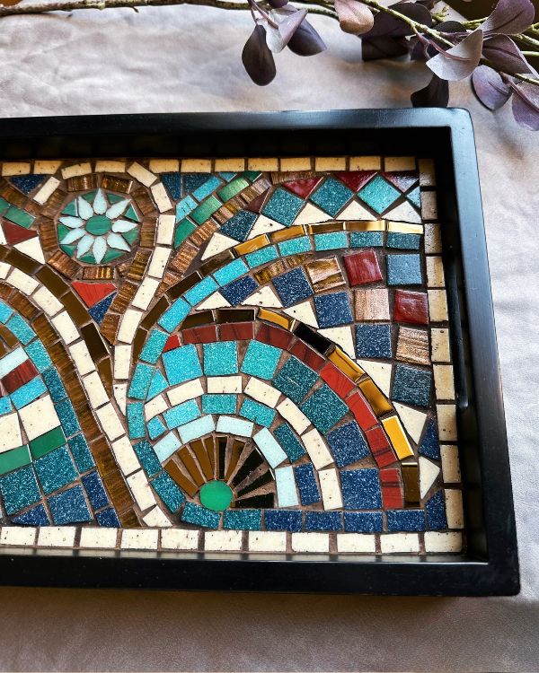 La Bella Mosaic Tray - Los Artisans