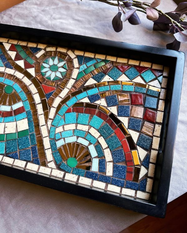 La Bella Mosaic Tray - Los Artisans