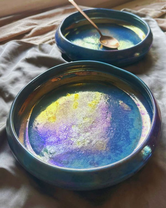 Nour & Color - Deep Serving Dish - Los Artisans