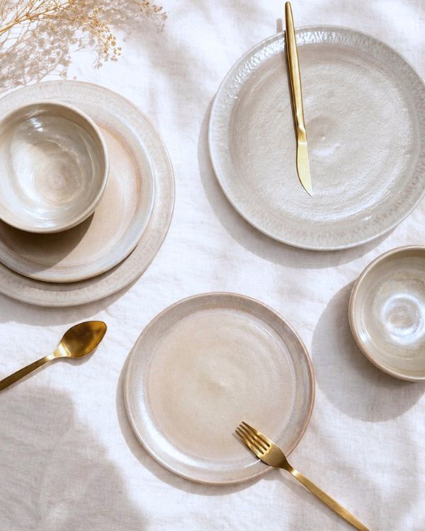Pearl Oyster Dinner Set - Los Artisans