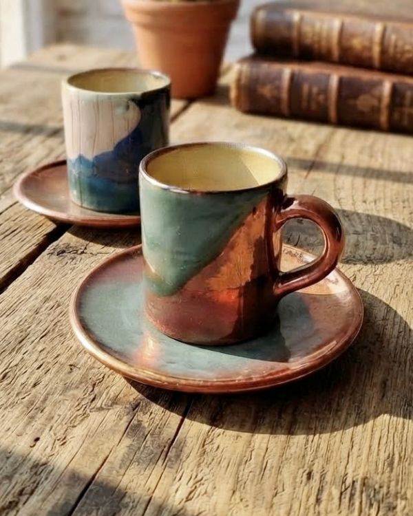 Abstract Art Coffee/Espresso Cup Set