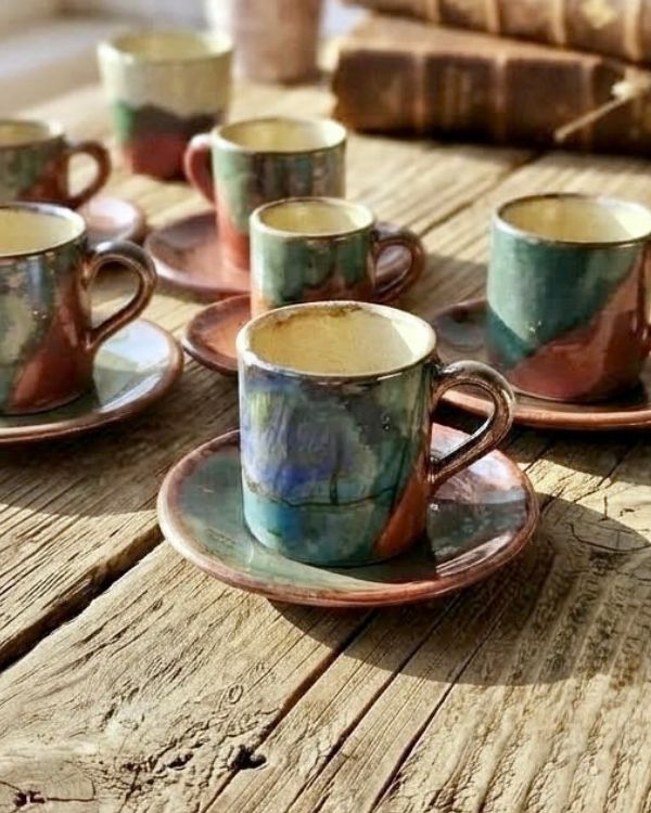 Abstract Art Coffee/Espresso Cup Set
