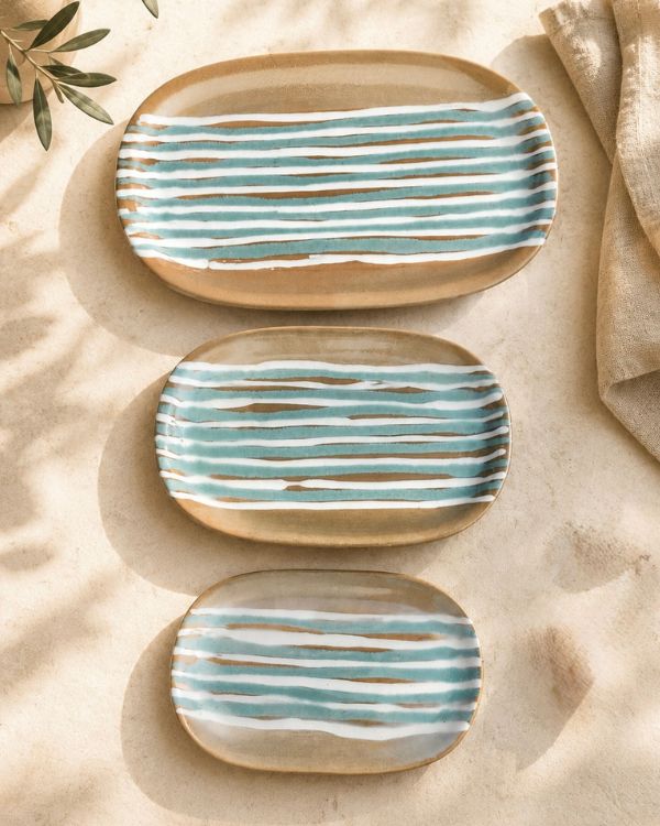 Earthy Serving Platters - Los Artisans