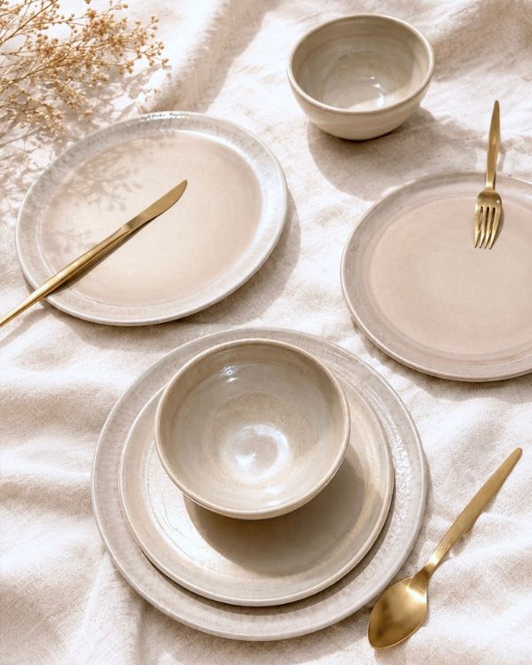 Pearl Oyster Dinner Set - Los Artisans