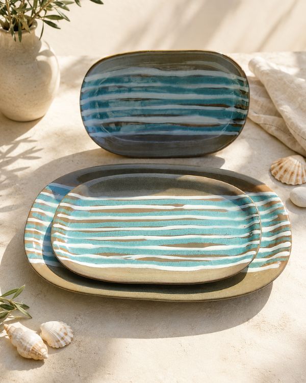 Earthy Serving Platters - Los Artisans