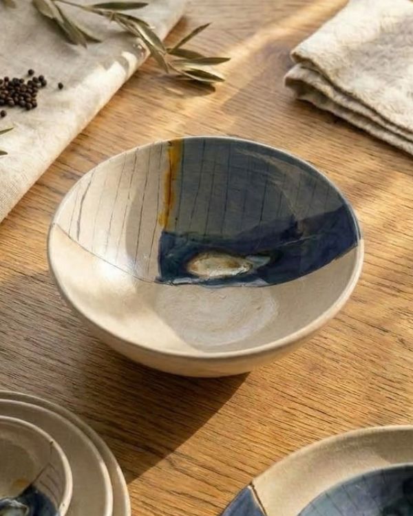 Abstract Blonde Super Dinner Set - Los Artisans