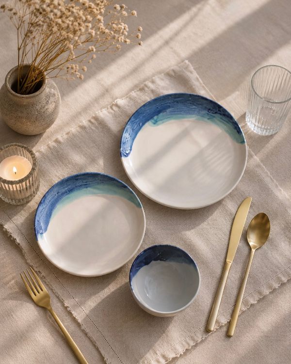 Waves & Shores Dinner Set (12 - 24 pcs) - Los Artisans
