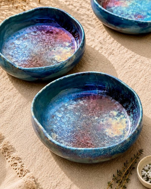 Nour & Color - Deep Serving Dish - Los Artisans