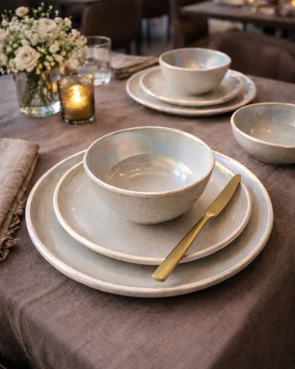 Pearl Oyster Dinner Set - Los Artisans