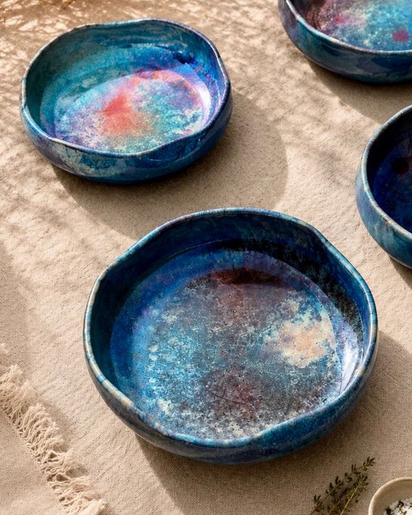 Nour & Color - Deep Serving Dish - Los Artisans