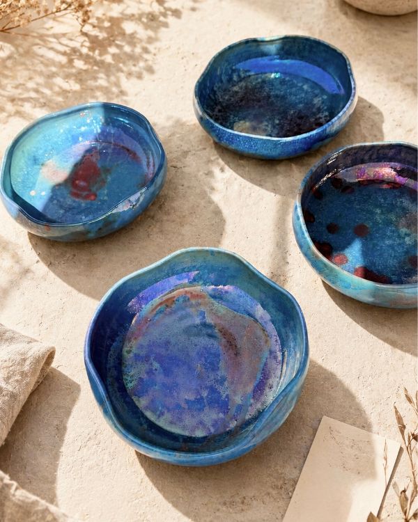 Nour & Color - Deep Serving Dish - Los Artisans