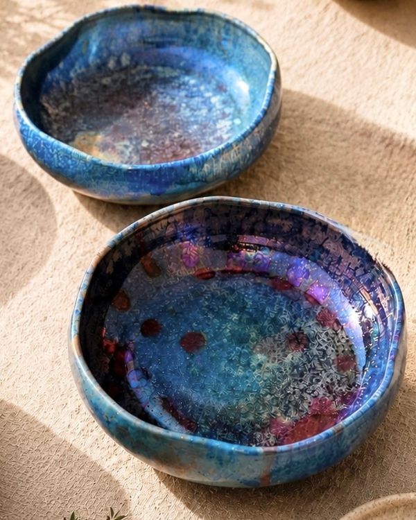 Nour & Color - Deep Serving Dish - Los Artisans