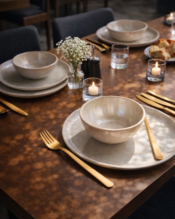 Pearl Oyster Dinner Set - Los Artisans