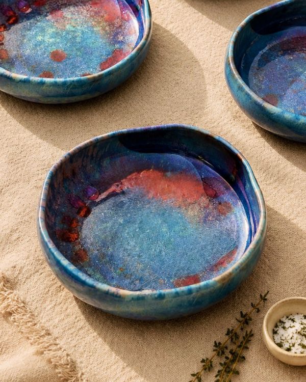 Nour & Color - Deep Serving Dish - Los Artisans