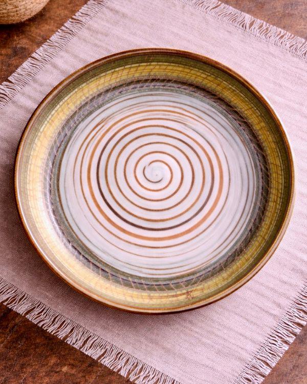 Earthy Spiral - Deep Serving Dish
