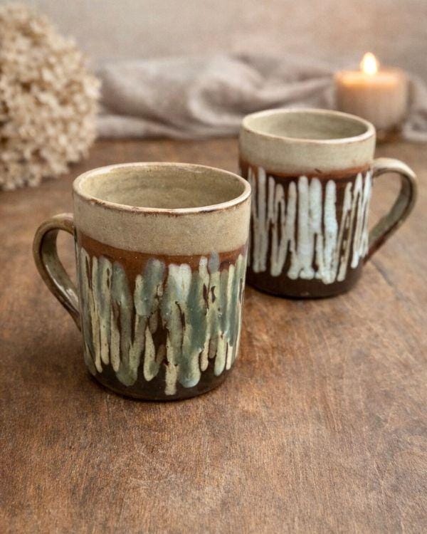 Earthy Palette Mug | for Coffee, Tea | Dishwasher and Microwave-Safe